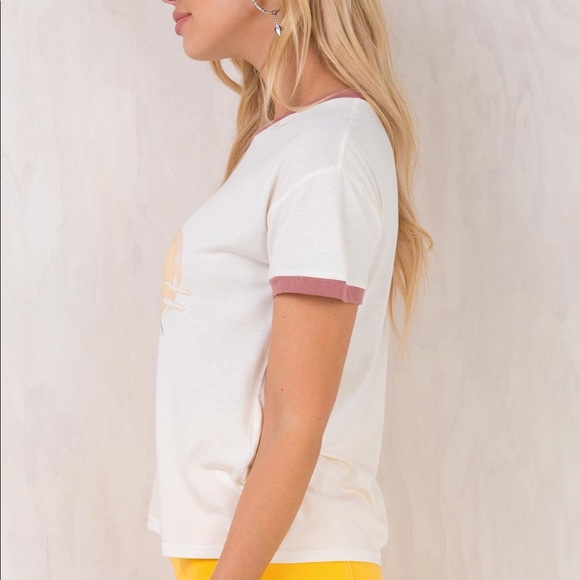 Princess Polly Women’s Short Sleeve Ringer Tee - Picture 3 of 9